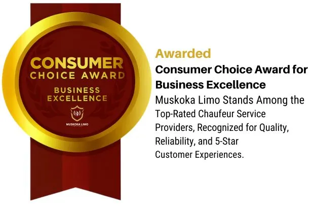 Muskoka Limo service Awarded Consumer Choice Award for Excellence Business